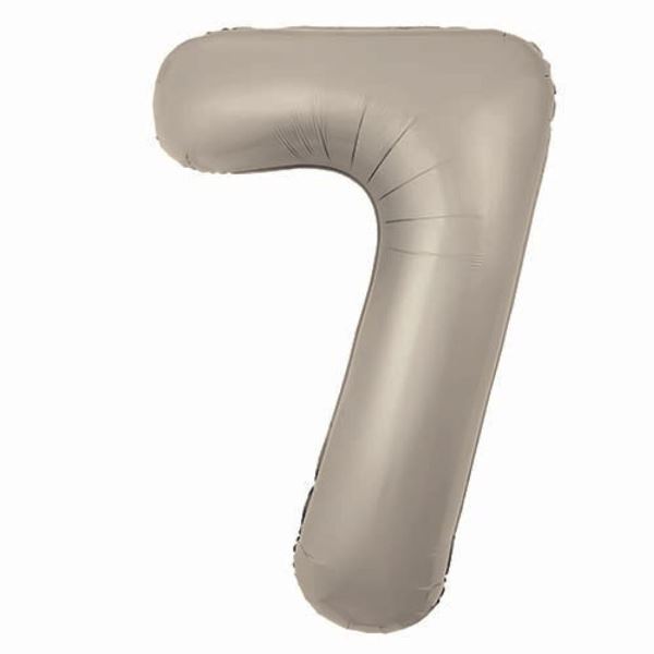 AU Фигура Цифра 7 Slim Мистик крем 40/102см шар фольга AU Фигура Цифра 7 Slim Мистик крем 40/102см шар фольга