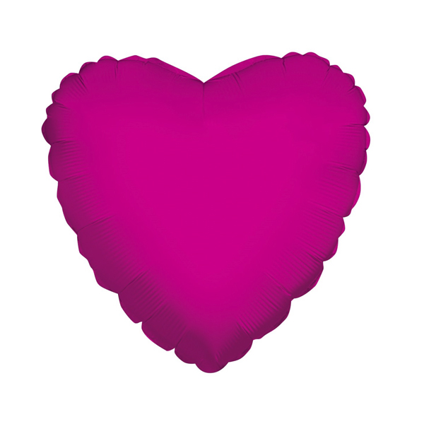 K Сердце HOT PINK 18/45см шар фольга K Сердце HOT PINK 18/45см шар фольга