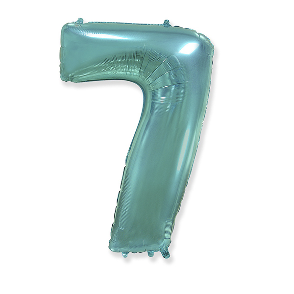 FM Фигура Цифра 7 Tiffany 40/102см шар фольга ( Flexmetal S.L., Испания ) ( CHINA-BASE NINGBO, Китай ) FM Фигура Цифра 7 Tiffany 40/102см шар фольга ( Flexmetal S.L., Испания ) ( CHINA-BASE NINGBO, Китай )