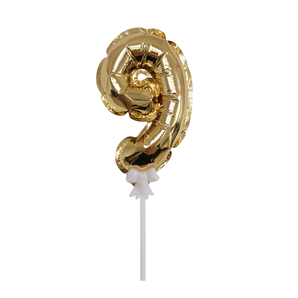Y Шар самодув Цифра 9 Gold 18см шар фольга ( CHINA-BASE NINGBO, Китай ) Y Шар самодув Цифра 9 Gold 18см шар фольга ( CHINA-BASE NINGBO, Китай )