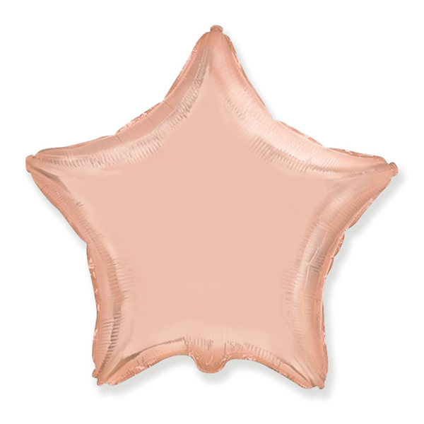 FM Звезда Rose Gold 18/45см шар фольгированный ( Flexmetal S.L., Испания )