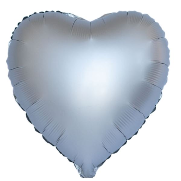 Y Сердце SILVER 18/45см шар фольга Y Сердце SILVER 18/45см шар фольга