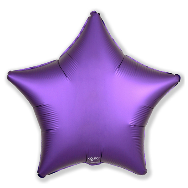 AU Звезда 314 Мистик Пурпурный 19/50см шар фольга ( Agura, Россия )