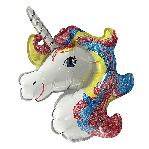 Y Шар самодув фигура Единорог 20см шар фольга
