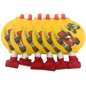 Y Язычок-гудок с карточкой Тачки Монстры Трак 6шт