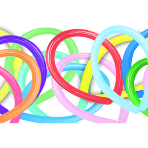 M 270 Пастель+Декоратор для моделирования ассорти 100шт шар латекс ( Latex Occidental, Мексика )