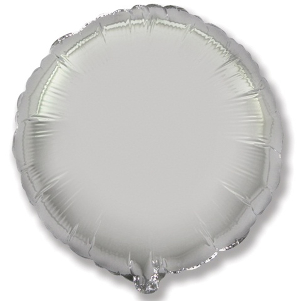 FM Шар фольга Круг SILVER 18/45см ( Flexmetal S.L., Испания )