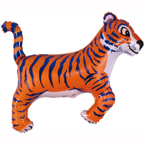 FM Мини Фигура гр.4 И-77 Тигр голубой 29см X 42см шар фольга ( Flexmetal S.L., Испания )