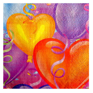 F 33см X 33см Салфетки  Праздничное настроение 20шт