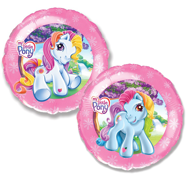 FM Круг И-154 Моя маленькая пони 18/45см шар фольга ( Flexmetal S.L., Испания )