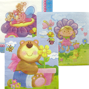 F 33см X 33см Салфетки Детская коллекция 20шт