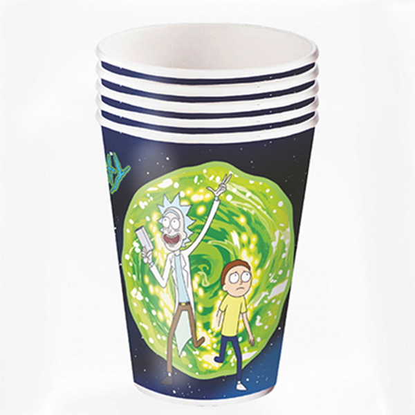 P Стаканы бумажные Рик & Морти 330мл 6шт