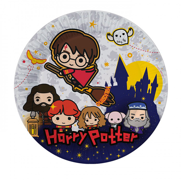 P Тарелки бумажные Гарри Поттер 18см 6шт