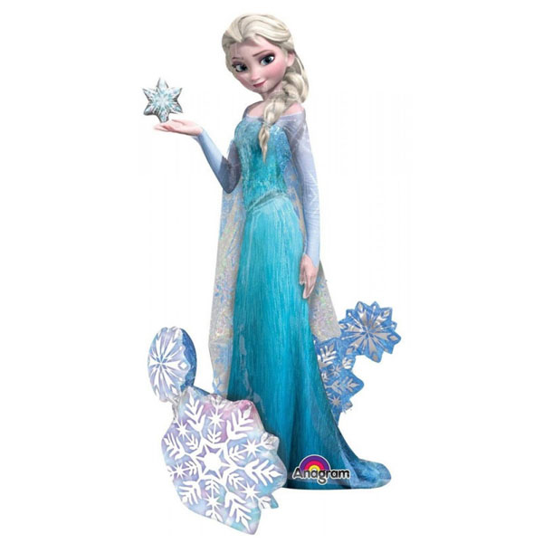 A Ходячая фигура Эльза Холодное сердце 88см Х 144см шар фольга