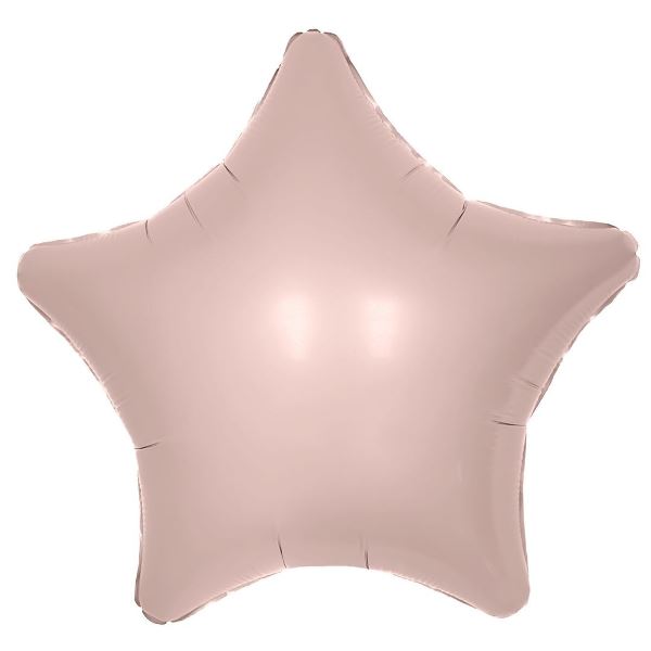 AU Звезда 746 Пыльная Роза 19/50см шар фольга ( Agura, Россия )