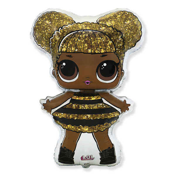 FM Фигура гр.11 И-453 Кукла LOL Королева 87см X 62см шар фольгированный ( Flexmetal S.L., Испания )