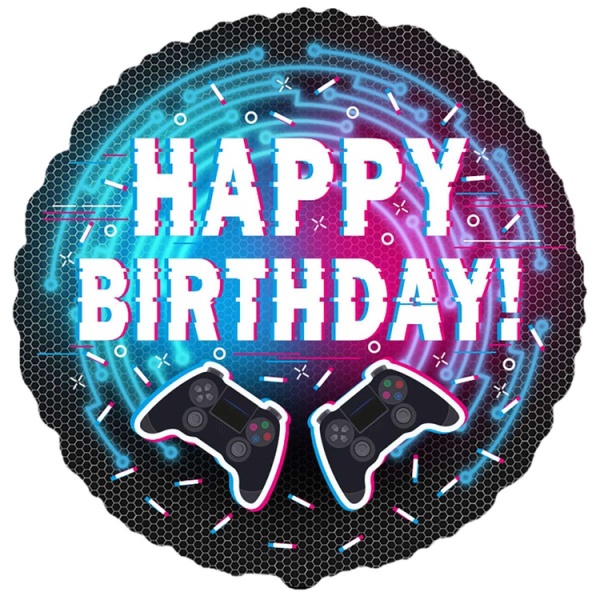 FM Круг И-718 Джойстик 18/45см шар фольга