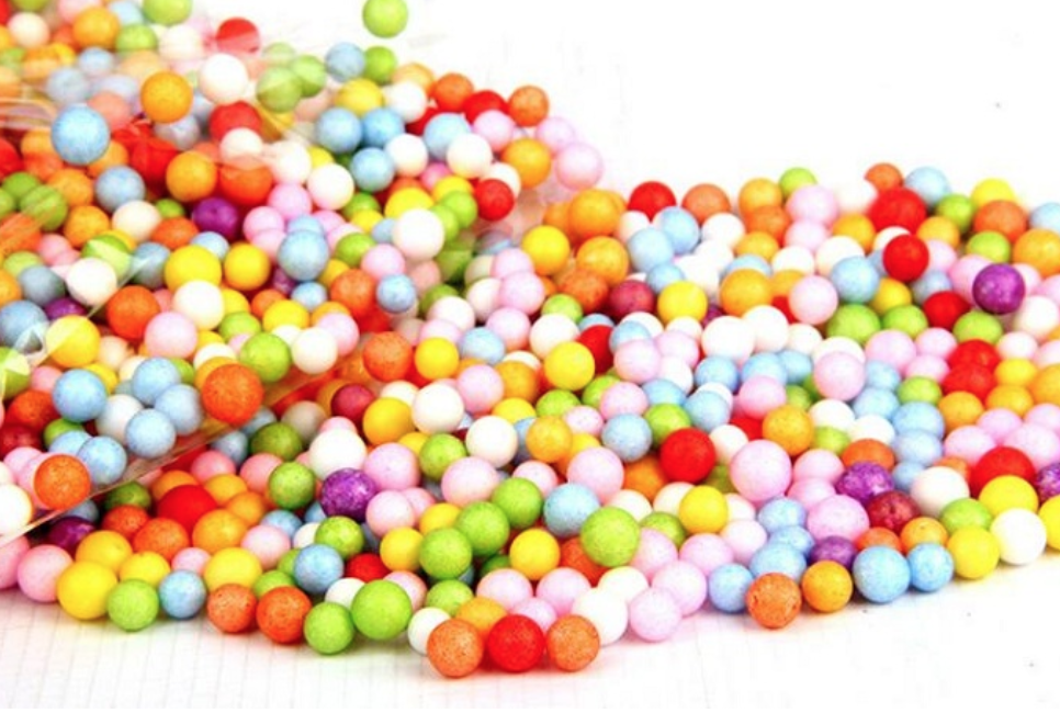 Шарики пенопластовые