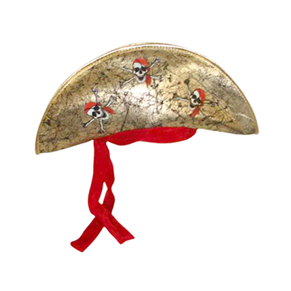 WB Шляпа Пирата золотая