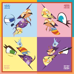 F 33см X 33см Салфетки Angry Birds Stella 12шт