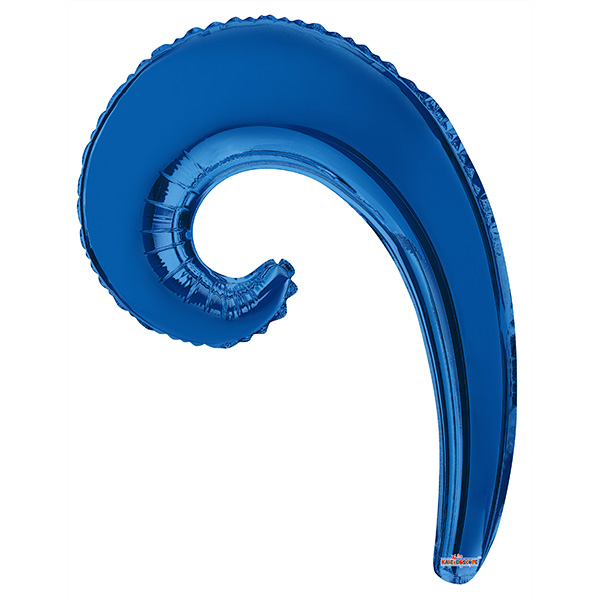 K Волна ROYAL BLUE 14/36см шар фольга