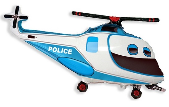 FM Фигура гр.3 И-325 Полицейский вертолет 57см X 96см шар фольга ( Flexmetal S.L., Испания ) FM Фигура гр.3 И-325 Полицейский вертолет 57см X 96см шар фольга ( Flexmetal S.L., Испания )