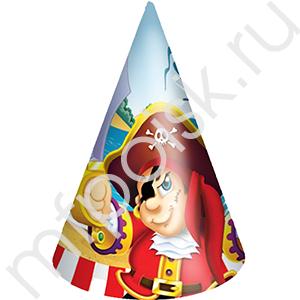 F Колпачок Веселый Пират 6шт