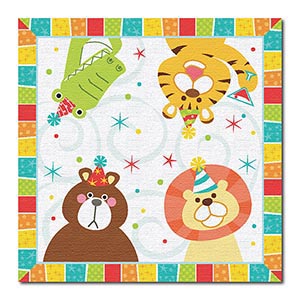 F 33см X 33см Салфетки Веселый зоопарк 20шт