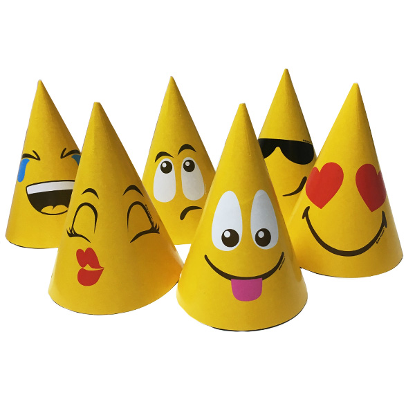 PR Колпачок Эмоции Смайл ассорти 6шт