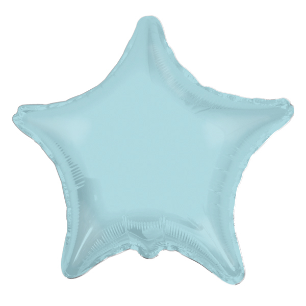 K Звезда BABY BLUE 18/45см шар фольга