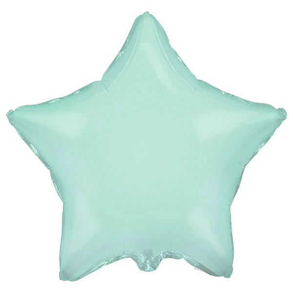 K Звезда MINT GREEN 18/45см шар фольга