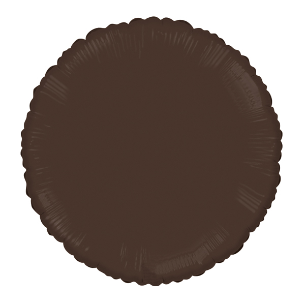 K Круг CHOCOLATE 18/45см шар фольга
