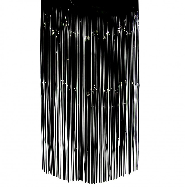 Y Занавес Дождик черный 1м х 2м