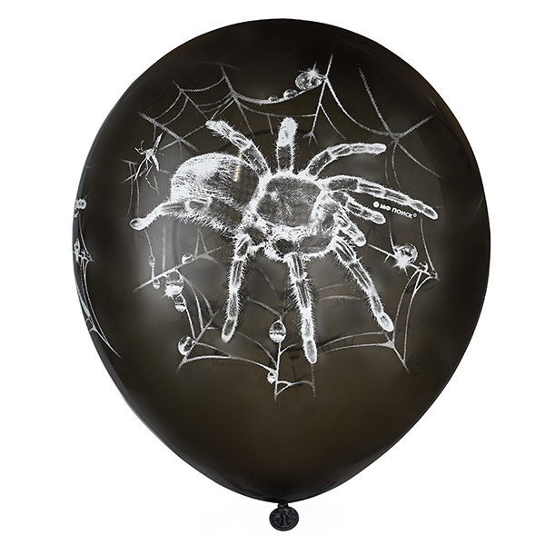 M 12/30см Декоратор (растр) BLACK 4 ст. рис Паук 25шт (шар латекс) ( Latex Occidental, Мексика ) M 12/30см Декоратор (растр) BLACK 4 ст. рис Паук 25шт (шар латекс) ( Latex Occidental, Мексика )