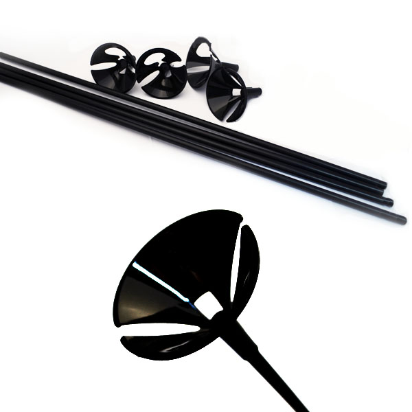 Eq Комплект Палочка 54см+Зажим Черный Макси 40шт/уп