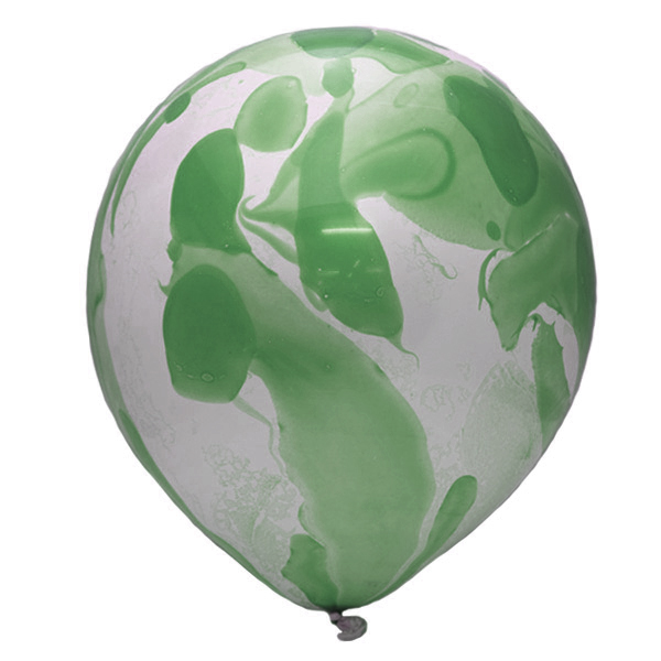 M 12/30см Многоцветный Green 25шт шар латекс ( Latex Occidental, Мексика )