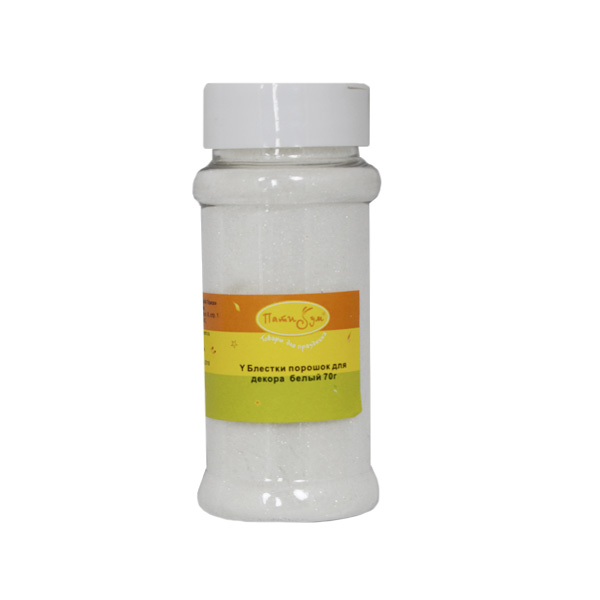 Y Блестки порошок для декора белый 70г