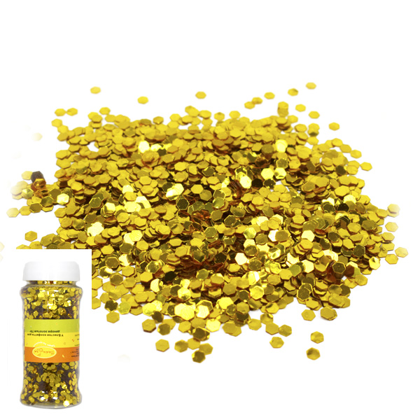 Y Блестки конфетти для декора золотые 70г