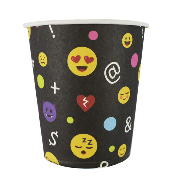 F 200мл Стаканы бумажные Эмоции 6шт