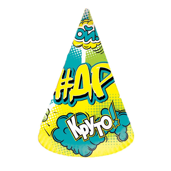 PR Колпачок Комиксы #ДР 6шт