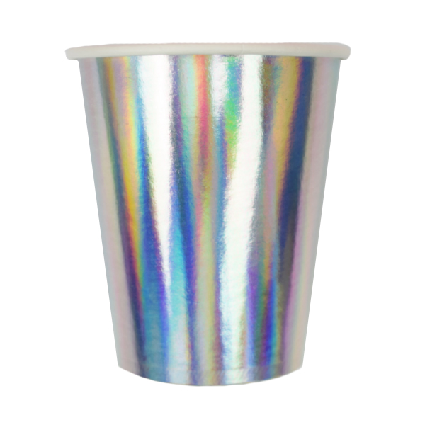 Y Стаканы Радужные фольгированные 220мл 6шт