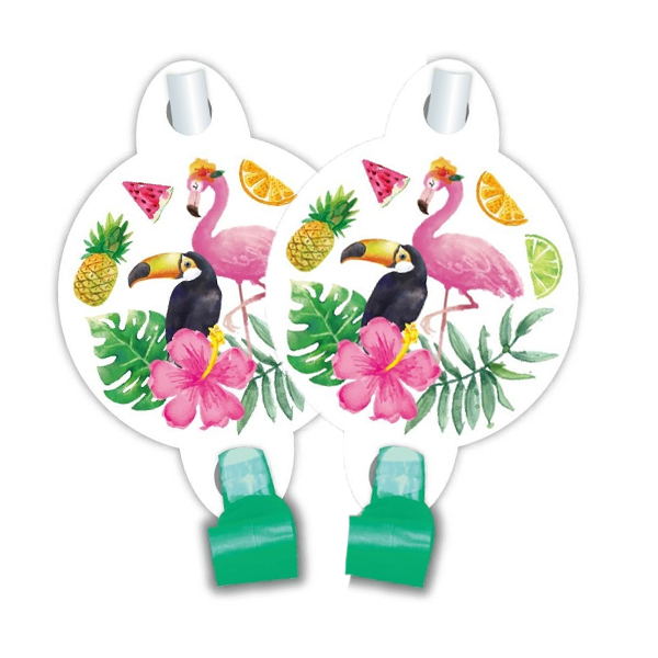 F Язычок-гудок с карточкой Summer Time 6шт