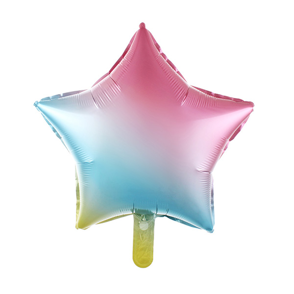 Y Звезда 72 Радужная 18/45см шар фольга ( CHINA-BASE NINGBO, Китай )