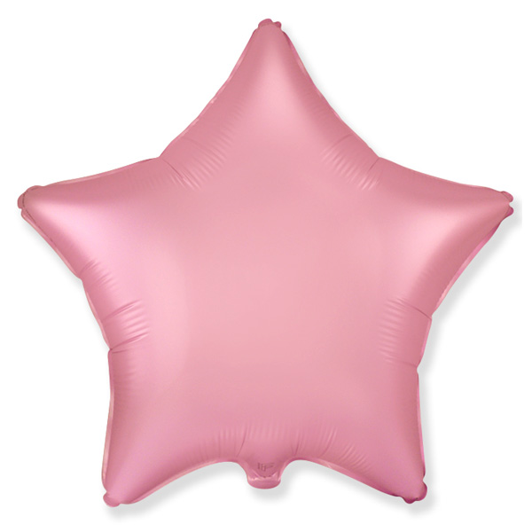 FM Звезда Пастель сатин PINK 18/45см шар фольга ( Flexmetal S.L., Испания )