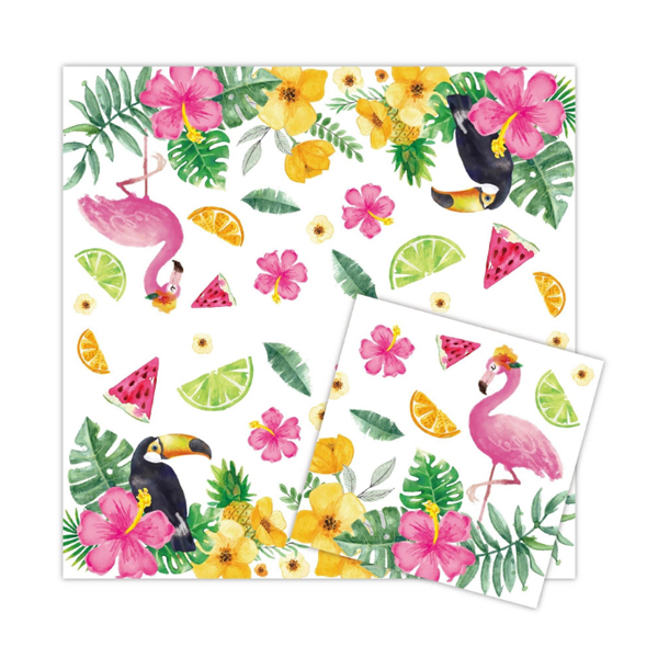 P Салфетки Summer Time 33см X 33см 12шт