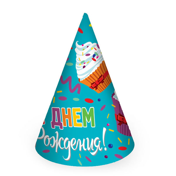 PR Колпачок Капкейки 6шт