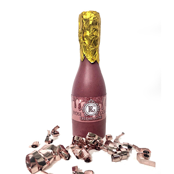 AC 20см Хлопушка пружинная Rose Gold Сhampagne