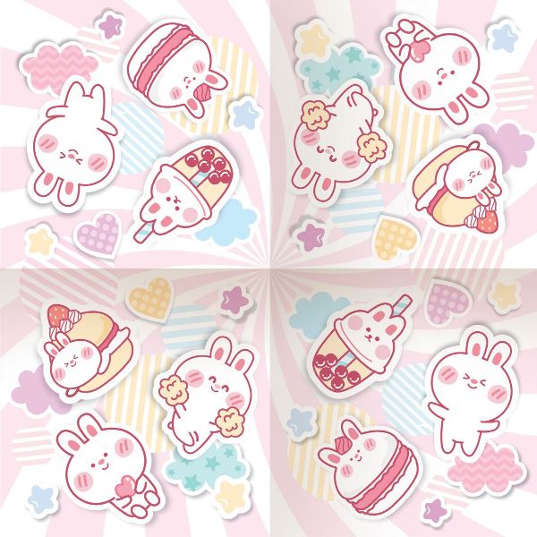 P Салфетки Каваи 33см X 33см 12шт