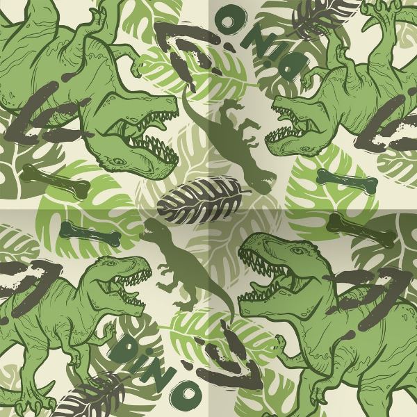 P Салфетки Динозавры 33см X 33см 12шт
