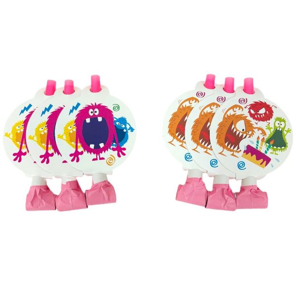 Y Язычок-гудок с карточкой Монстрики 6шт